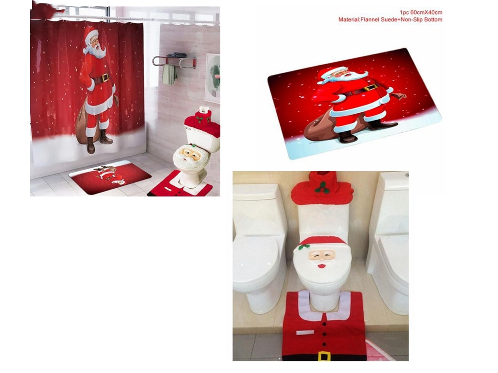 Christmas Bathroom Decorative Set