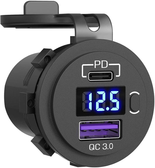 Waterproof 18W Type C PD Outlet Fast Charger